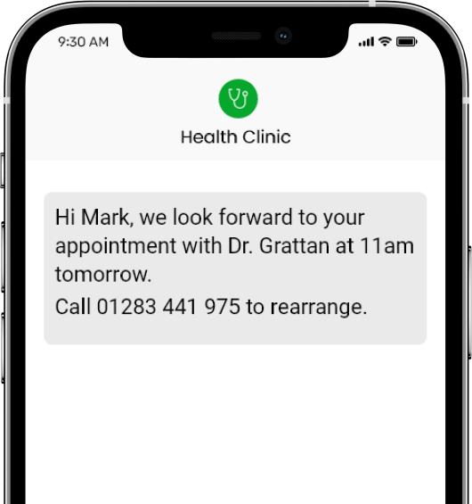 SMS Appointment reminder